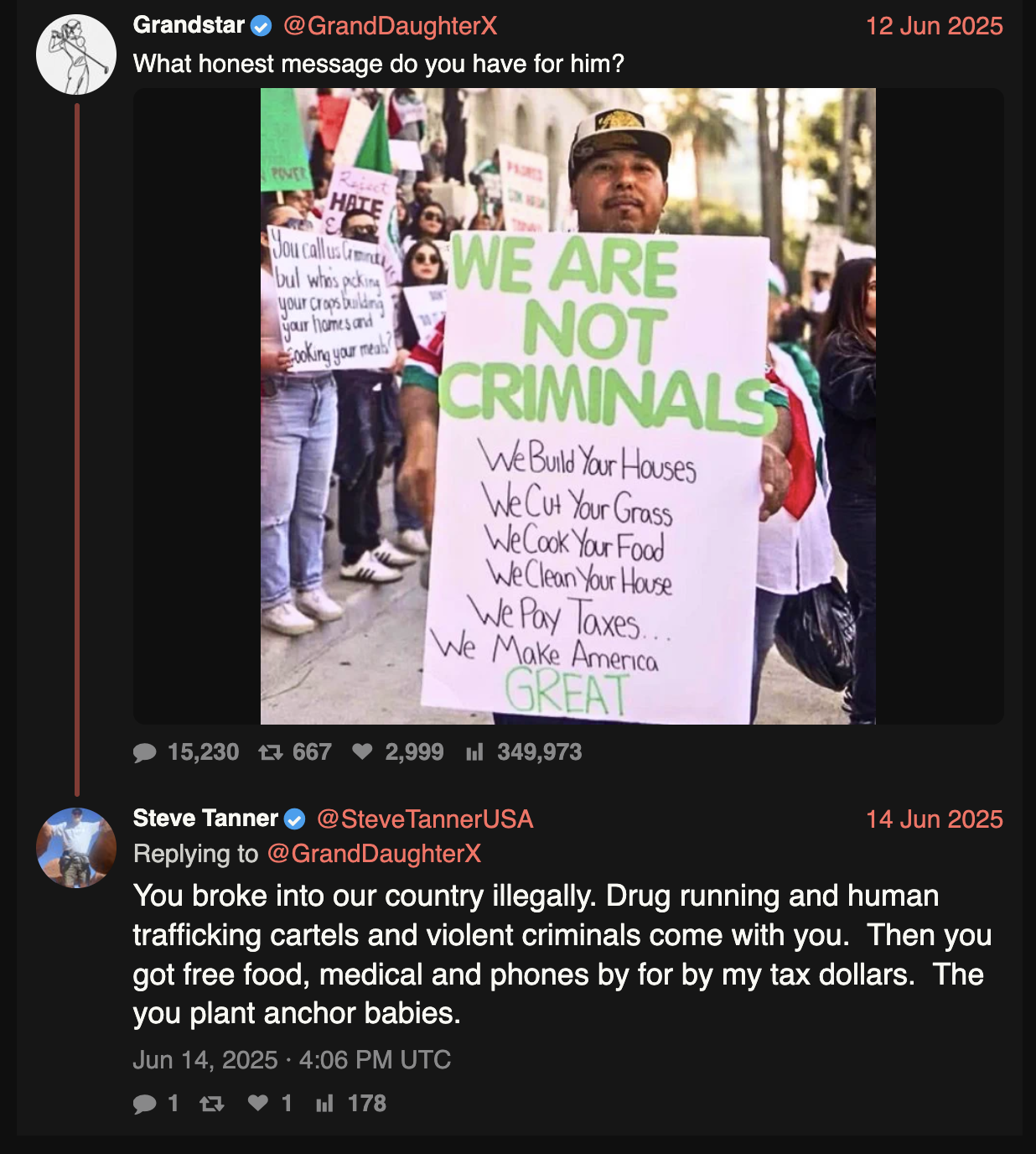 Steve Tanner anchor babies post